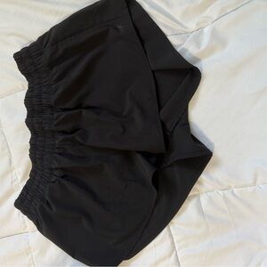 Aerie Black Athletic Shorts with Elastic Waistband